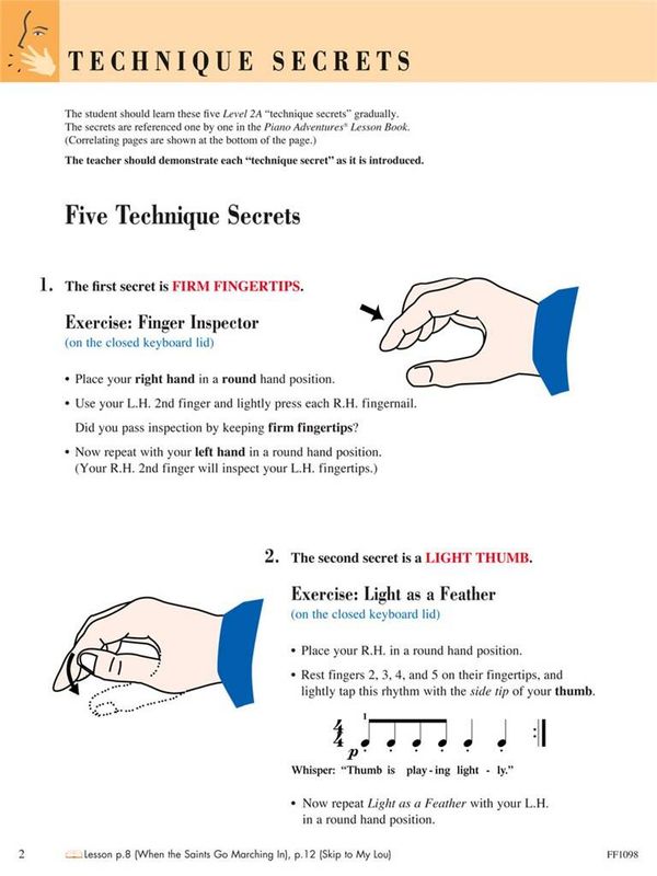 Piano Adventures Technique & Artistry Book Lev. 2A