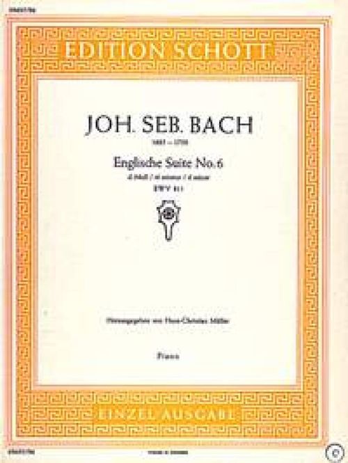 Hovedbilde Johann Sebastian Bach - Englische Suite Nr. 6 ...
