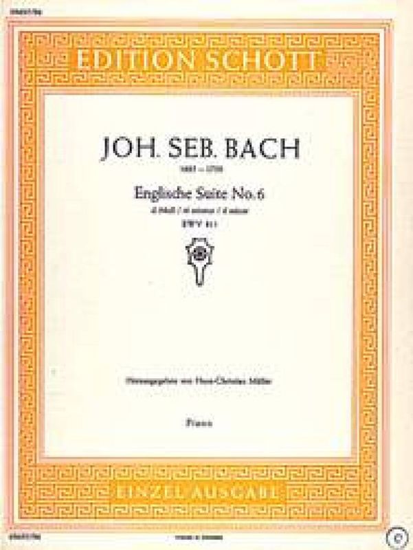 Johann Sebastian Bach - Englische Suite Nr. 6 d-Moll BWV 811