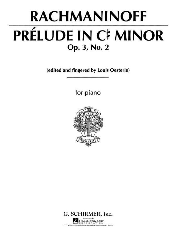 Sergei Rachmaninov - Prelude in C# Minor, Op. 3, No. 2