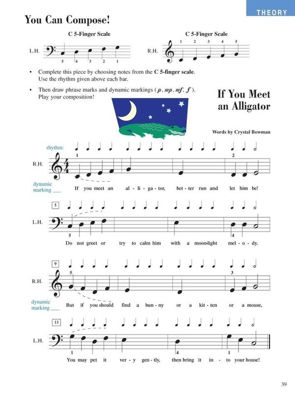 Piano Adventures All-In-Two Level 2A Lesson/Theory