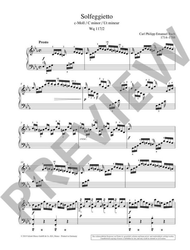 Johann Sebastian Bach - Solfeggietto( Cpe )