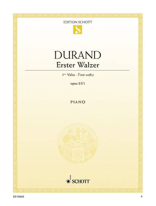 Hovedbilde Auguste Durand - Wals 1 Es Opus 83