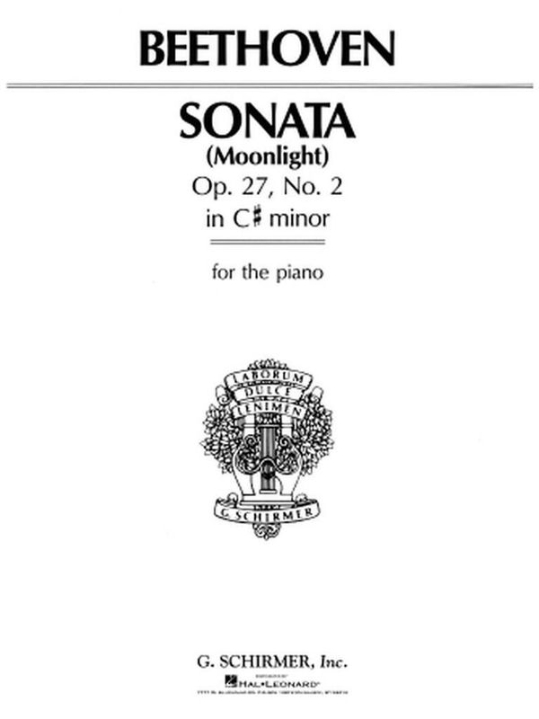 Ludwig van Beethoven - Sonata in C-Sharp Minor, Opus 27, No. 2