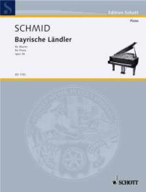 Hovedbilde Heinrich Kaspar Schmid - Bayrische Landler op. 36