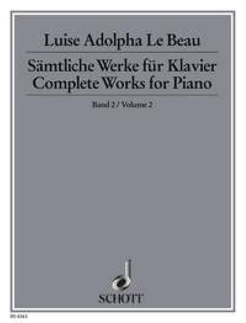 Hovedbilde Luise Adolpha Le Beau - Complete Works for Piano Band 2
