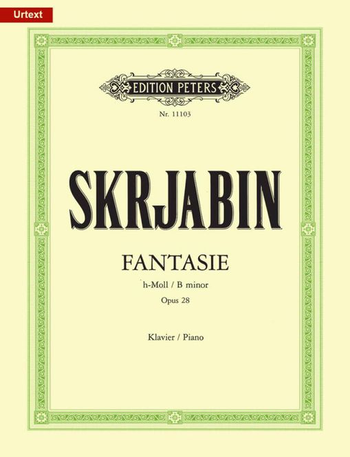 Hovedbilde Alexander Scriabin - Fantasie B Op.28 P.