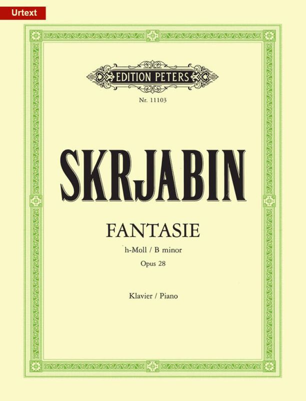 Alexander Scriabin - Fantasie B Op.28 P.