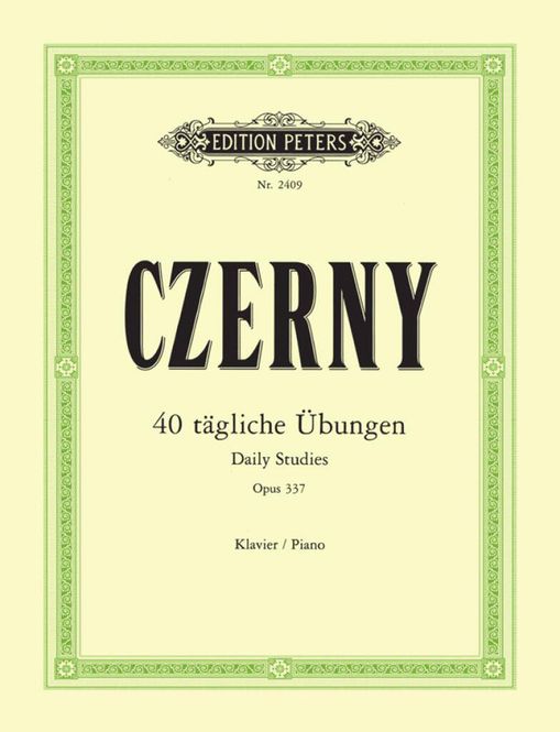 Hovedbilde Carl Czerny - 40 Tägliche Übungen - Daily Studies