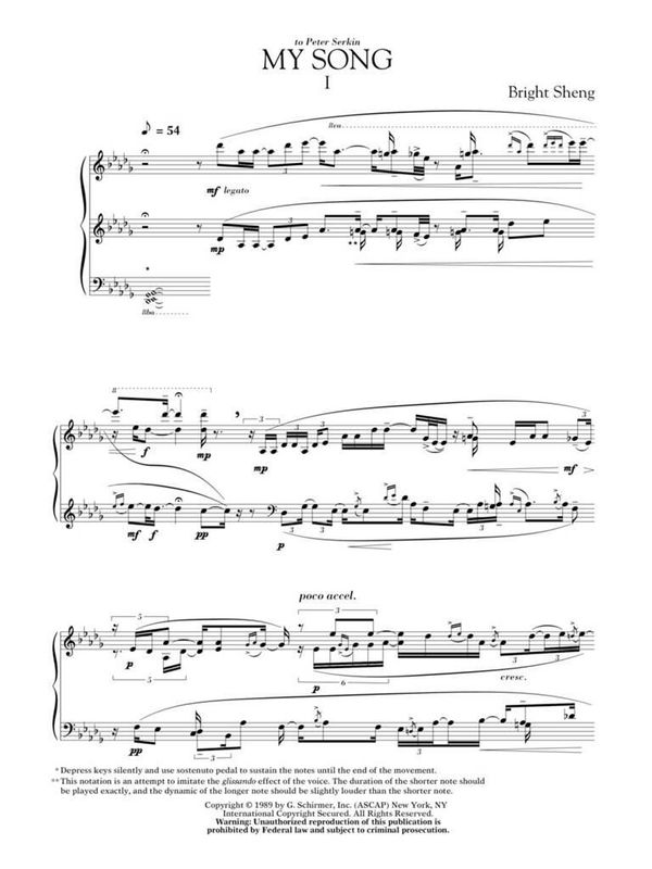 Bright Sheng - M'ai Sang (My Song)