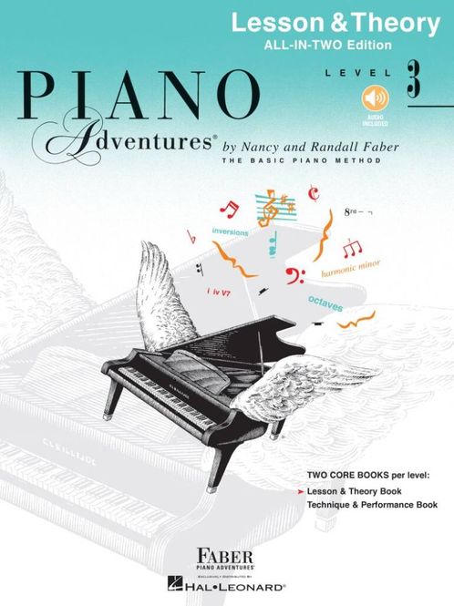 Hovedbilde Piano Adventures All-In-Two Level 3 Lesson/Theory
