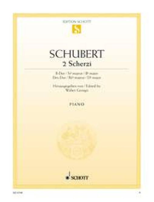 Hovedbilde Franz Schubert - Scherzi(2) B Des
