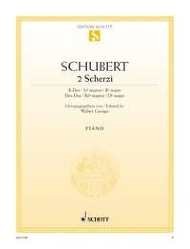 Franz Schubert - Scherzi(2) B Des