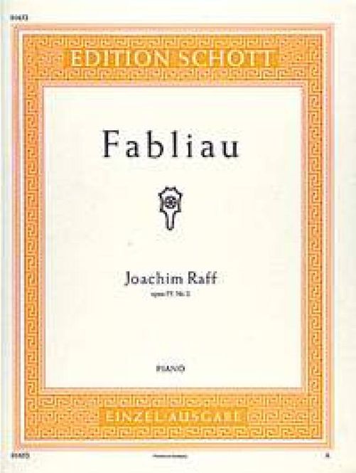 Hovedbilde Joseph-Joachim Raff - Fabliau 2 Opus 75