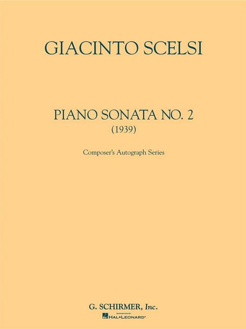 Hovedbilde Giacinto Scelsi - Sonata No. 2 (1939)