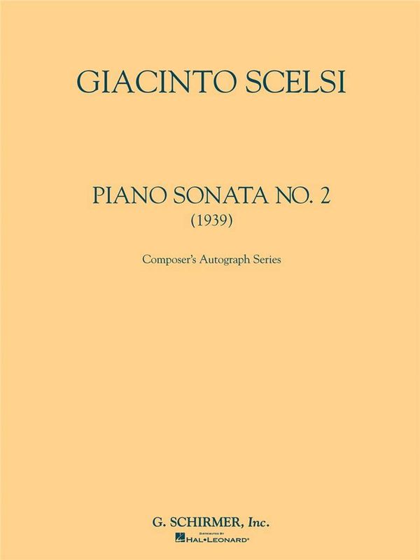 Giacinto Scelsi - Sonata No. 2 (1939)