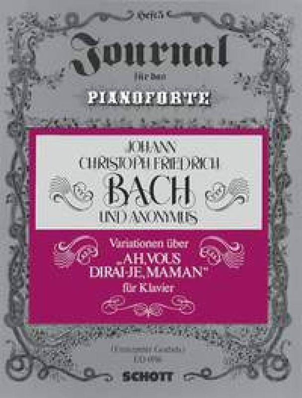 Johann Sebastian Bach - Ah Vous Dirai Je Maman (J.C.F