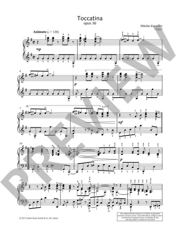 Toccatina Op. 36