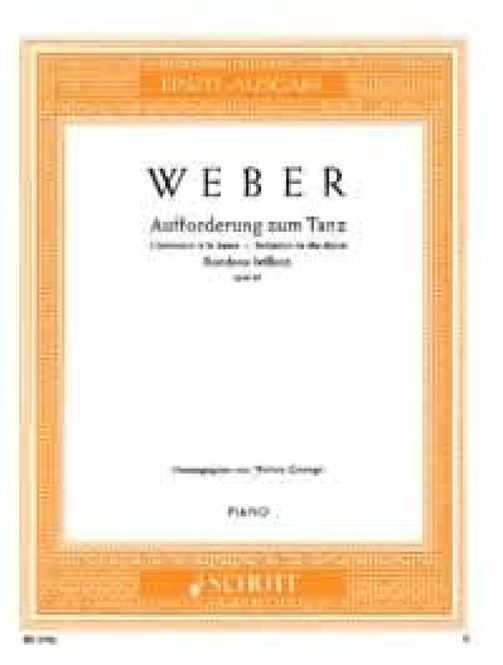 Hovedbilde Carl Maria von Weber - Aufforderung Zum Tanz Opus 65