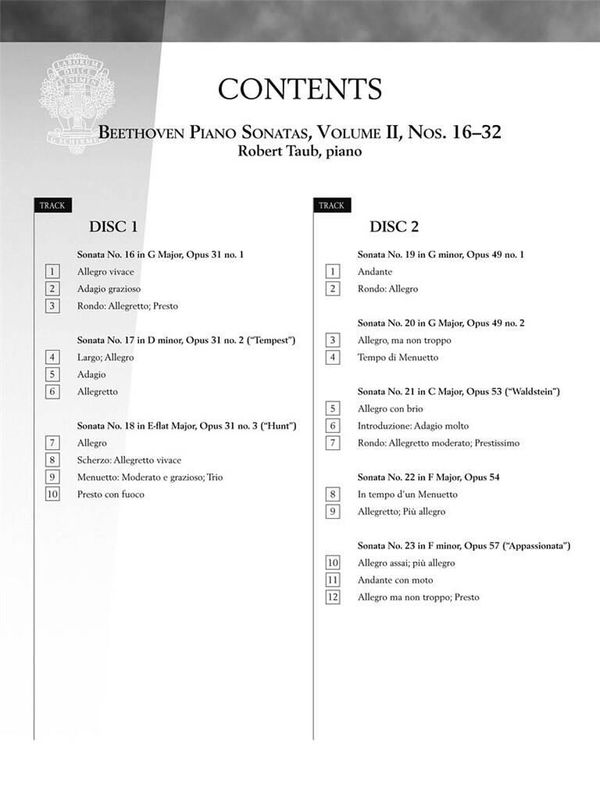 Ludwig van Beethoven - Piano Sonatas - Volume 2