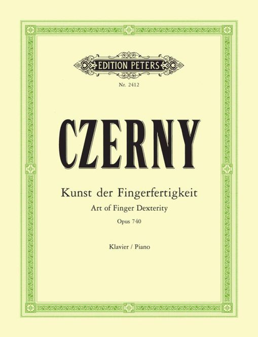 Hovedbilde Carl Czerny - Art Of Finger Dexterity Op.740