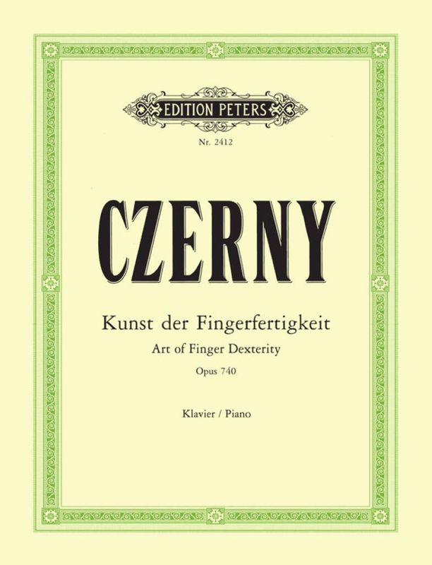 Carl Czerny - Art Of Finger Dexterity Op.740