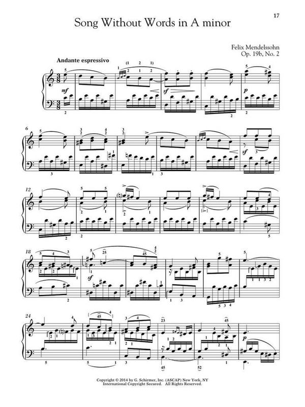 Felix Mendelssohn Bartholdy - Mendelssohn - Selections from Song