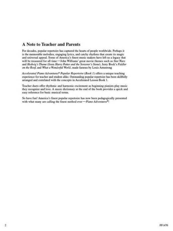 Piano Adventures for the Older Beginner Rep. Bk 1