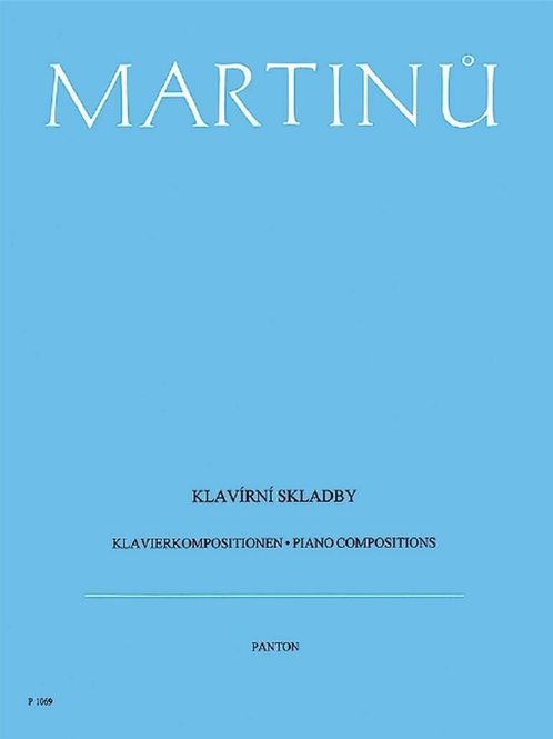 Hovedbilde Bohuslav Martinu - Piano Compositions