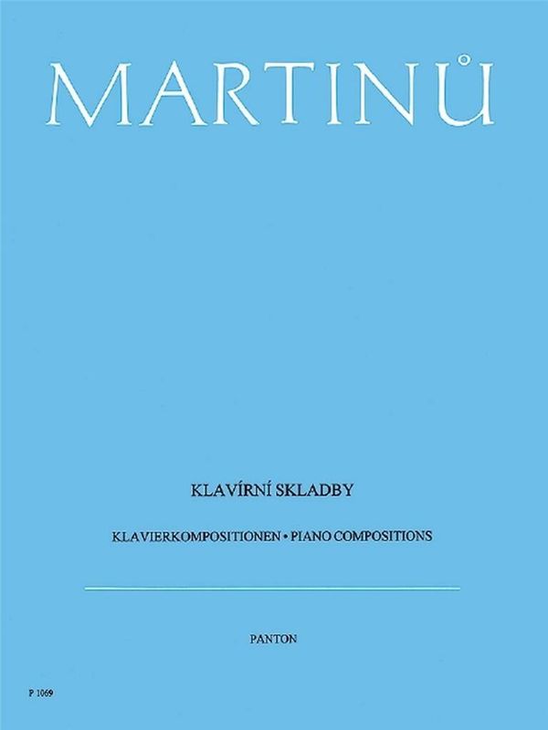 Bohuslav Martinu - Piano Compositions