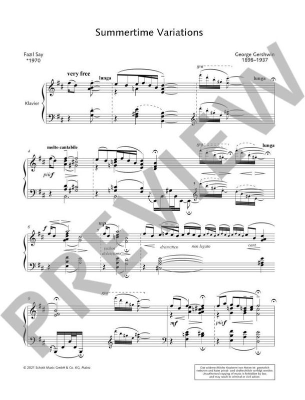 George Gershwin - Summertime Variations