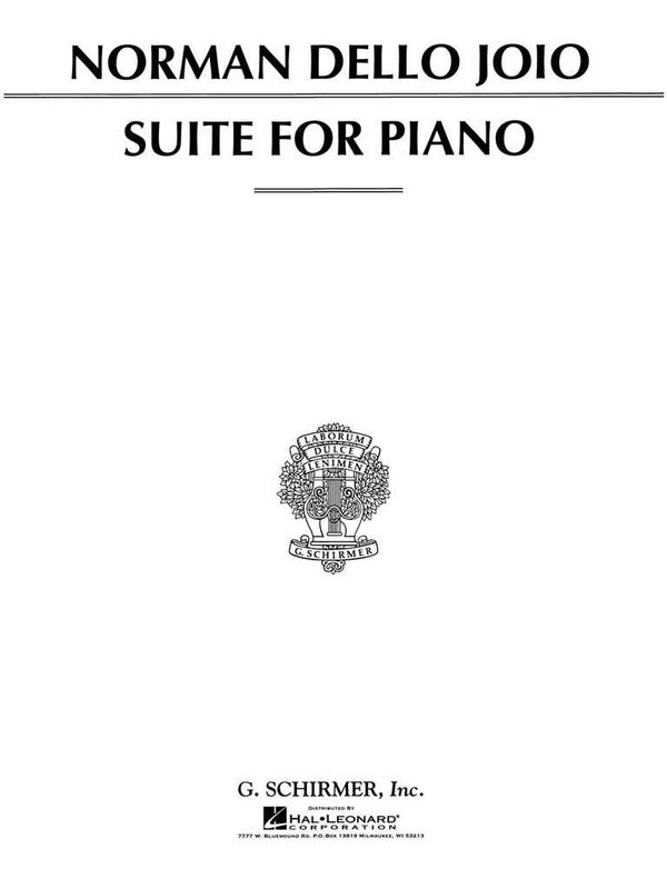 Norman Dello Joio - Suite for Piano