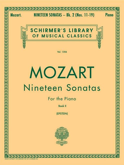 Hovedbilde Wolfgang Amadeus Mozart - 19 Sonatas - Book 2