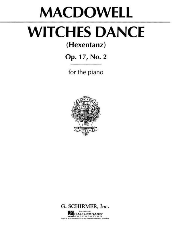 Edward MacDowell - Witches' Dance, Op. 17, No. 2
