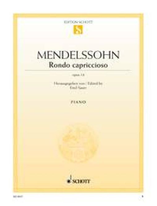 Hovedbilde Felix Mendelssohn Bartholdy - Rondo Capricioso ...