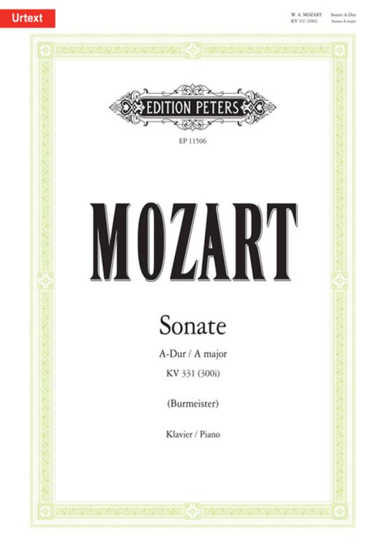 Wolfgang Amadeus Mozart - Piano Sonata A major K331