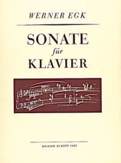 Hovedbilde Werner Egk - Sonata