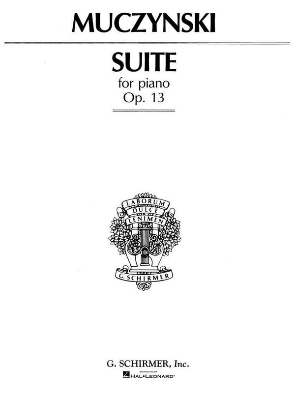 Robert Muczynski - Suite, Op. 13