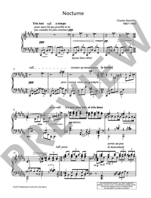 Charles Koechlin - Nocturne op. 33