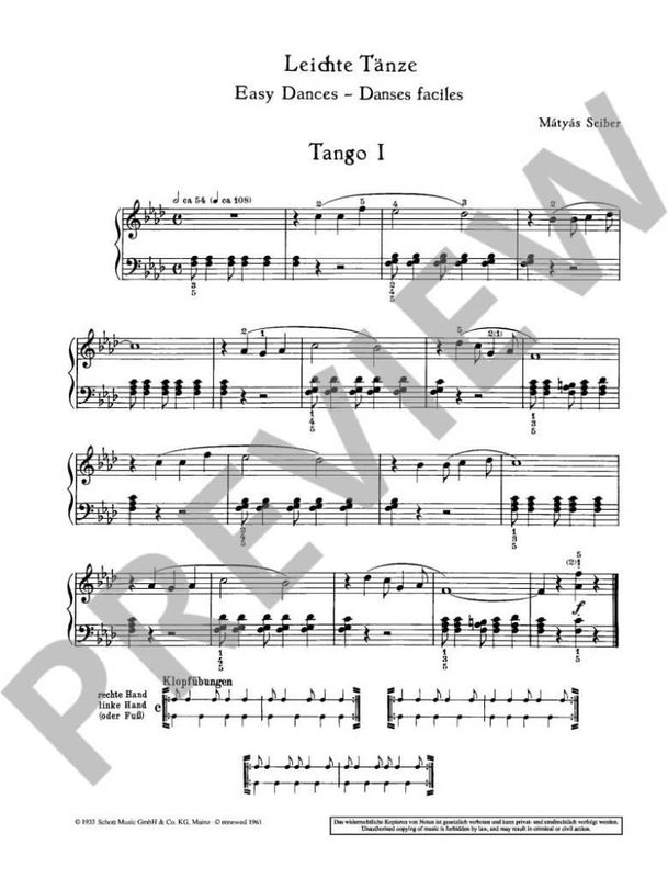 Matyas Seiber - Leichte Tanze 1