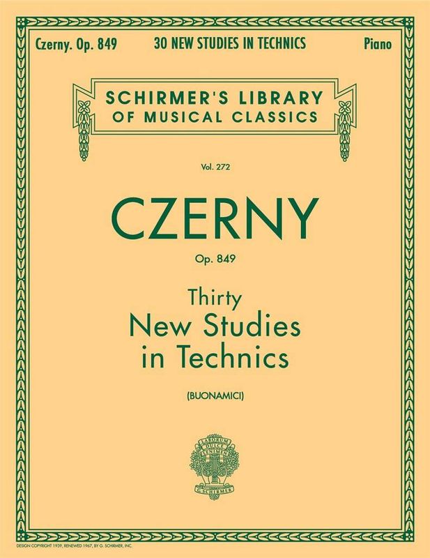 Carl Czerny - 30 New Studies in Technics, Op. 849