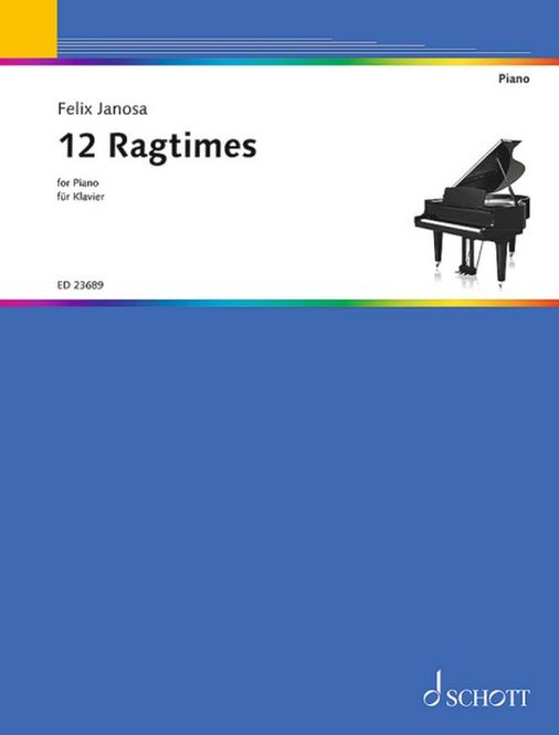 Hovedbilde Felix Janosa - 12 Ragtimes