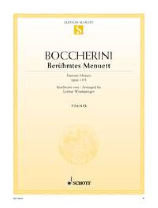 Hovedbilde Luigi Boccherini - Menuet( Beruhmtes )