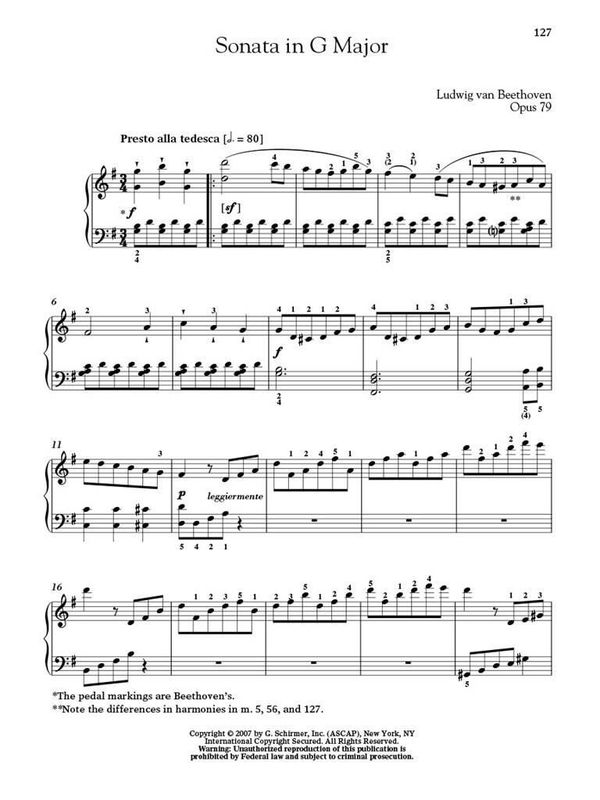 Ludwig van Beethoven - Beethoven - Six Selected Sonatas