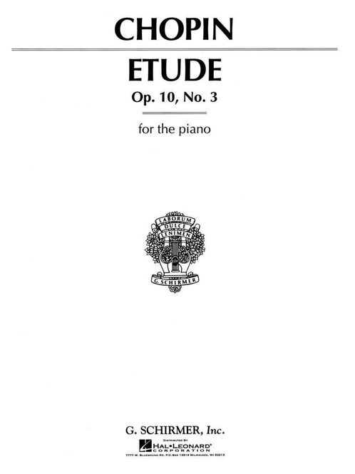 Hovedbilde Frédéric Chopin - Etude In E Major Op.10 No.3