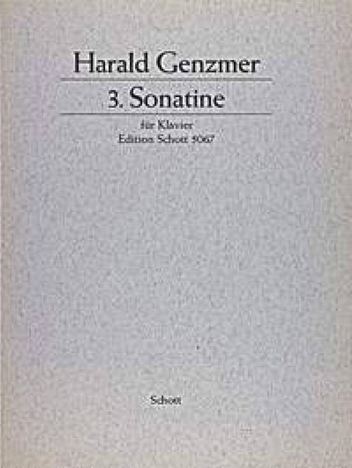 Hovedbilde Harald Genzmer - Piano Sonatina No. 3 GeWV 374
