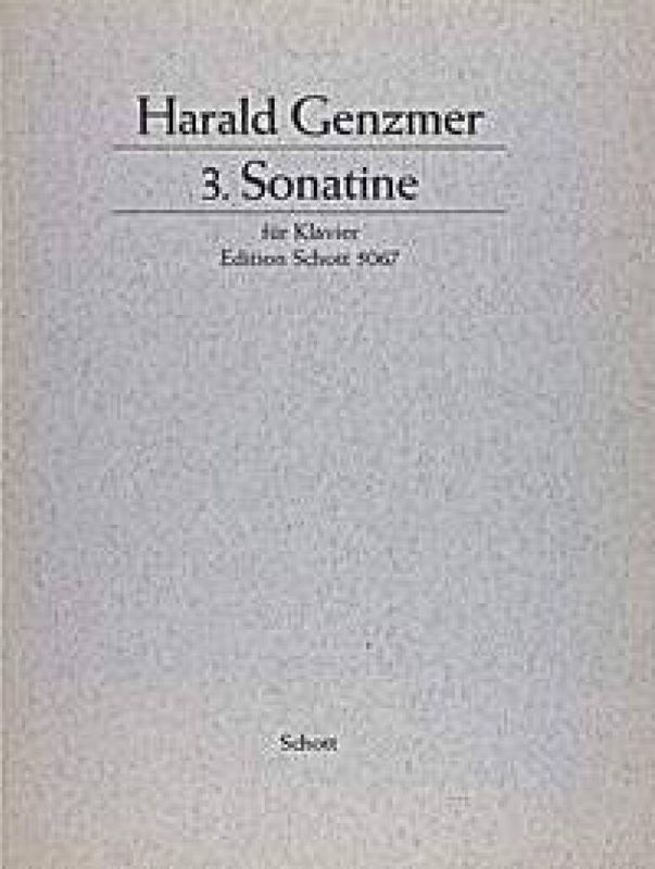 Harald Genzmer - Piano Sonatina No. 3 GeWV 374
