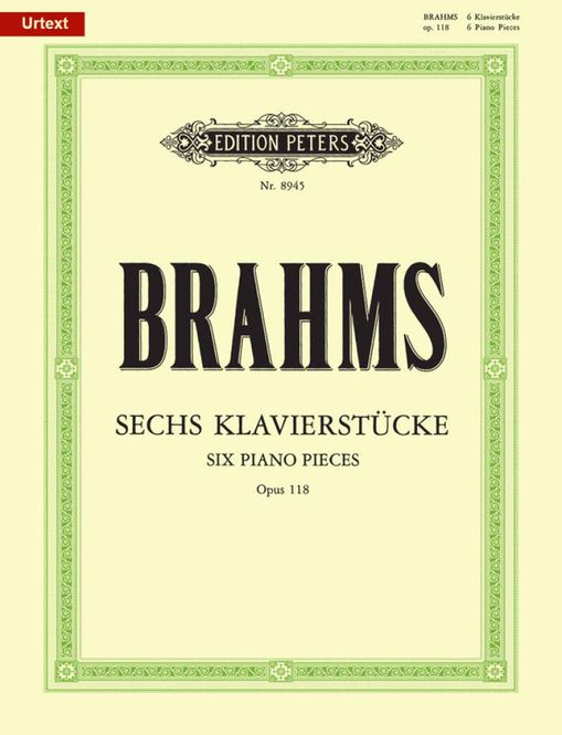 Hovedbilde Johannes Brahms - Six Piano Pieces Op.118