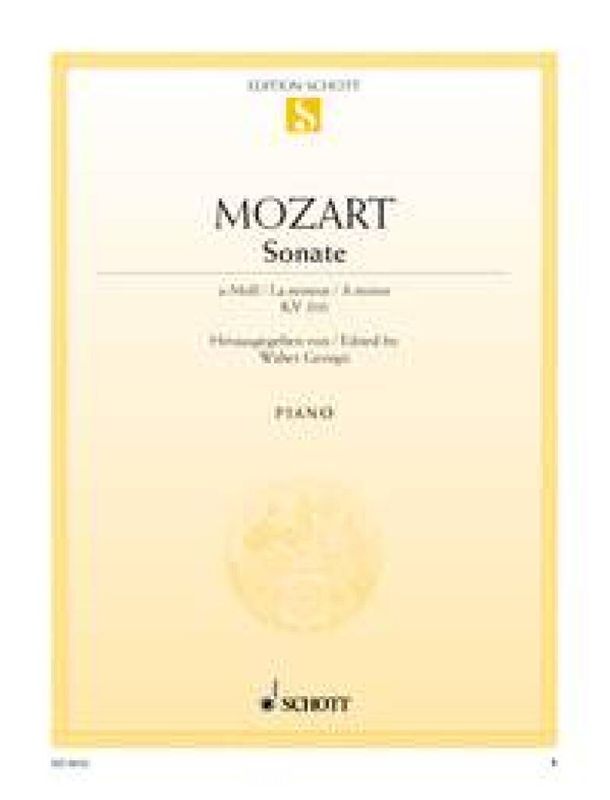 Wolfgang Amadeus Mozart - Sonate A Kv310