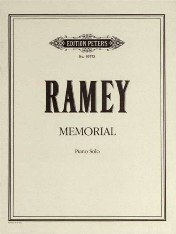 Philip Ramey - Memorial (In Memoriam Alexander Tcherepnin)
